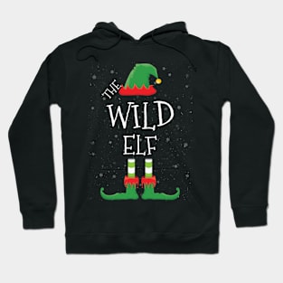 WILD Elf Family Matching Christmas Group Funny Gift Hoodie